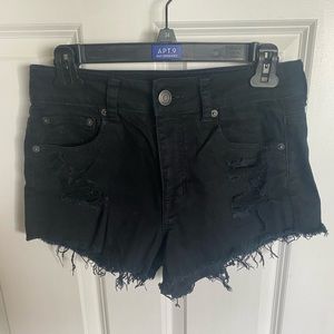 American Eagle black Jean shorts